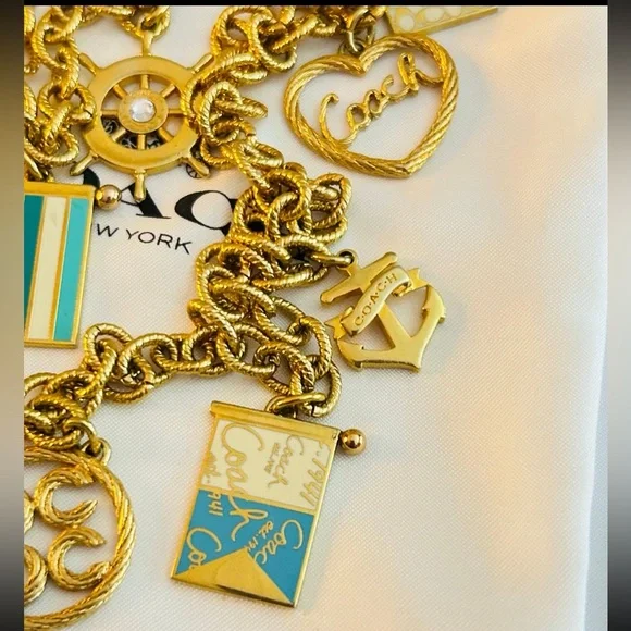 💰SOLD💰NWOT Coach Nautical Charm Necklace - Picture 5 of 10